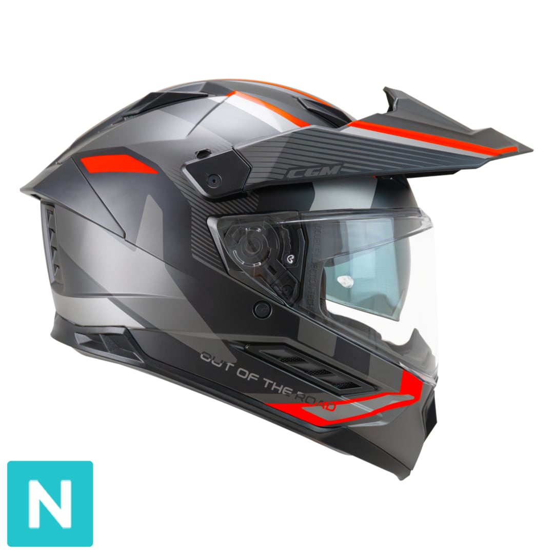 CGM 366G NERO ROSSO FLUO OPACO (366G-ALV-29), ფოტო 1