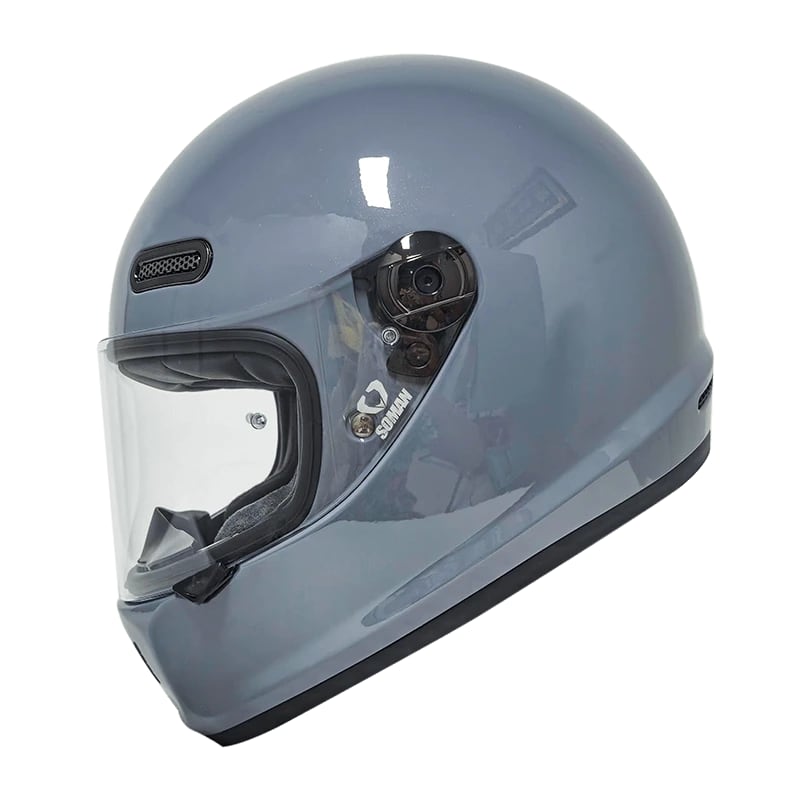 SOMAN კლასიკური ჩაფხუტი H9 CEMENT GRAY, ფოტო 1