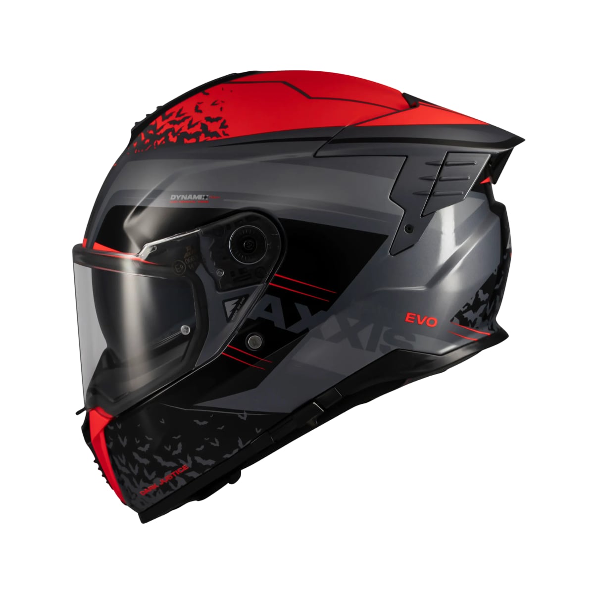 AXXIS დახურული ჩაფხუტი HAWK EVO SV DARK JUSTICE C4 ORANGE, ფოტო 1
