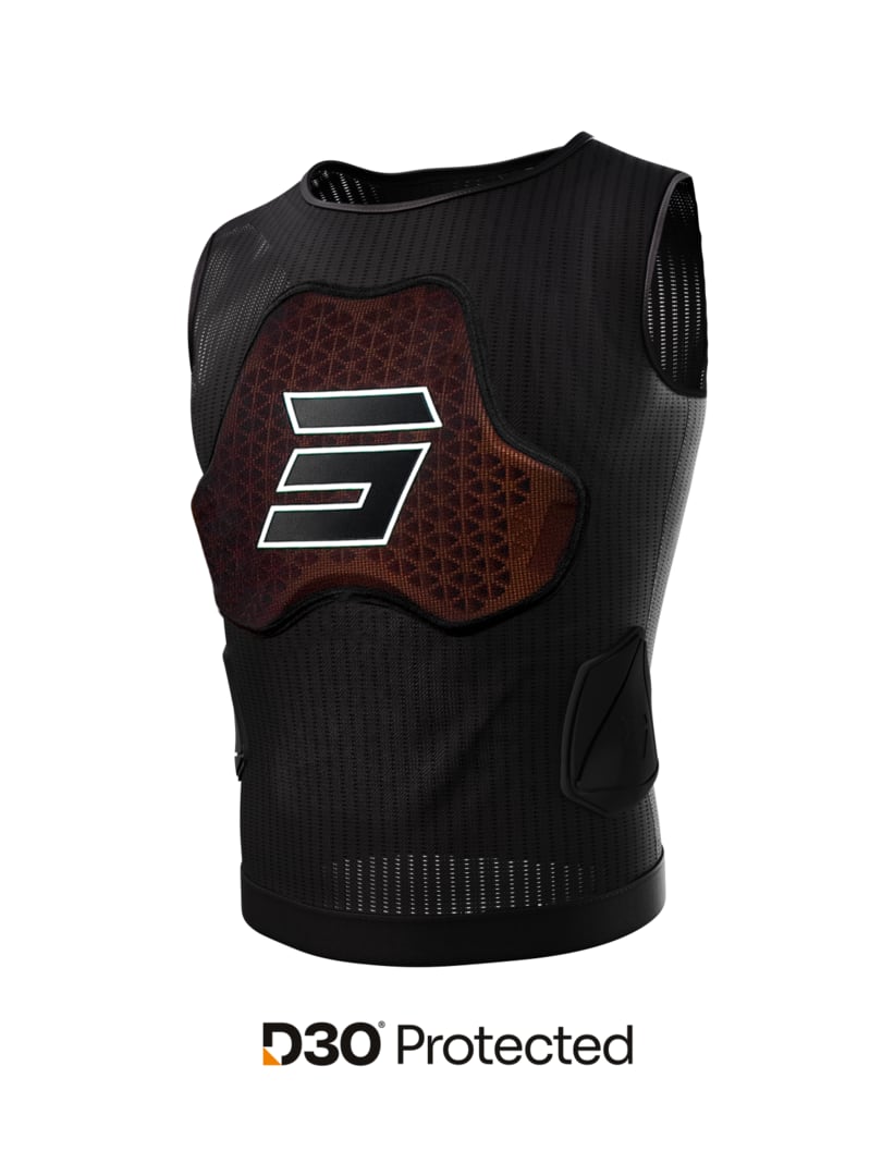 SHOT CHEST PROTECTOR RACE_D3O BLACK, ფოტო 1