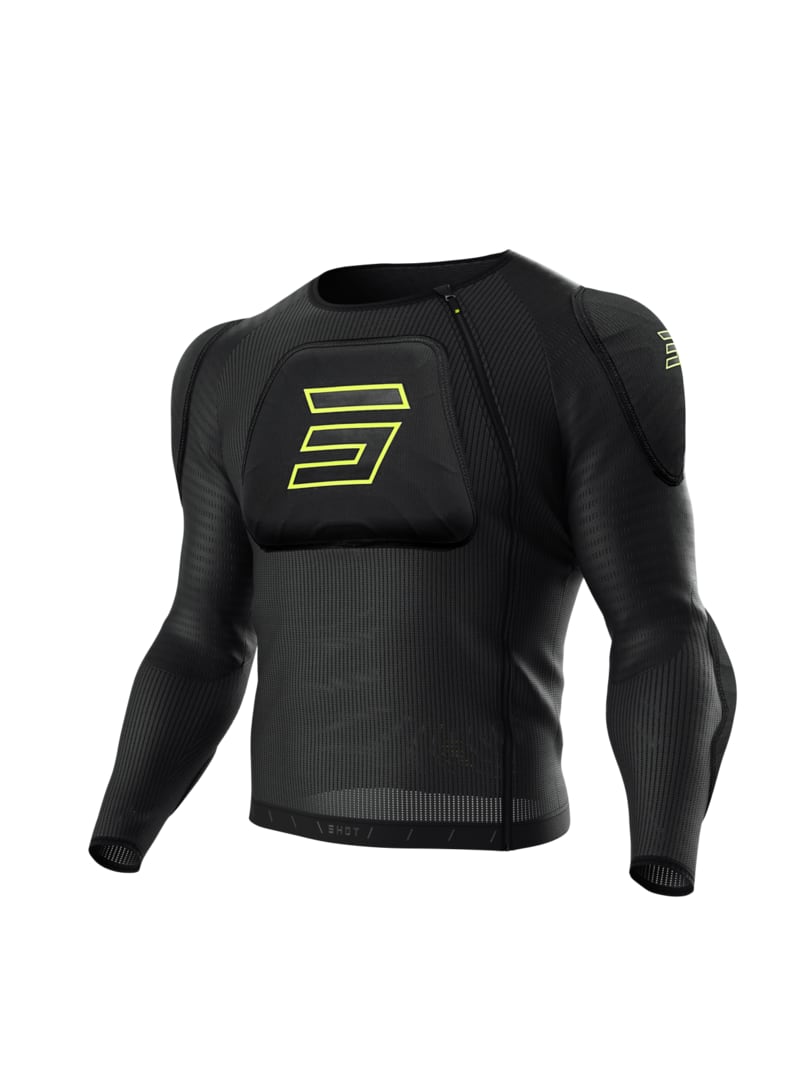 SHOT VEST PRIME BLACK_NEON_YELLOW, ფოტო 1