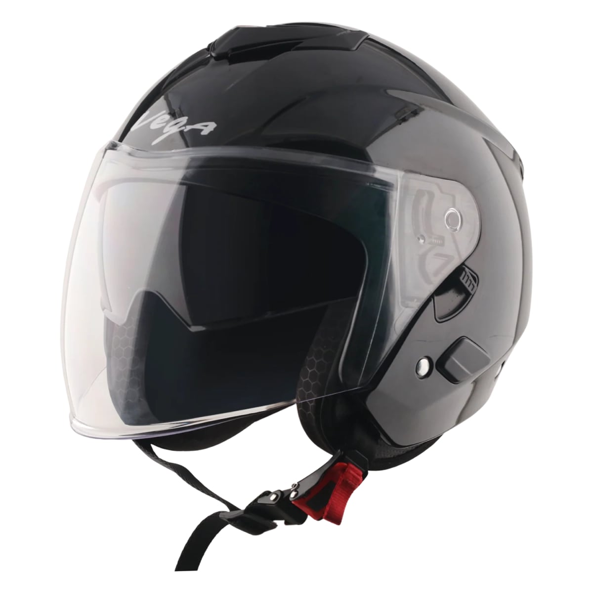 VEGA ღია ჩაფხუტი PUNCH DV SOLID GLOSS BLACK, ფოტო 1