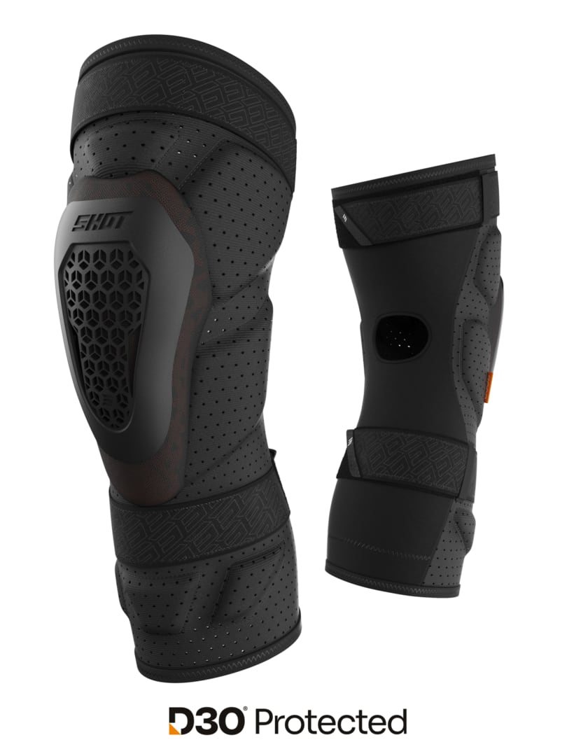 SHOT KNEE SHIN GUARDS PROTECTOR_D3O BLACK, ფოტო 1
