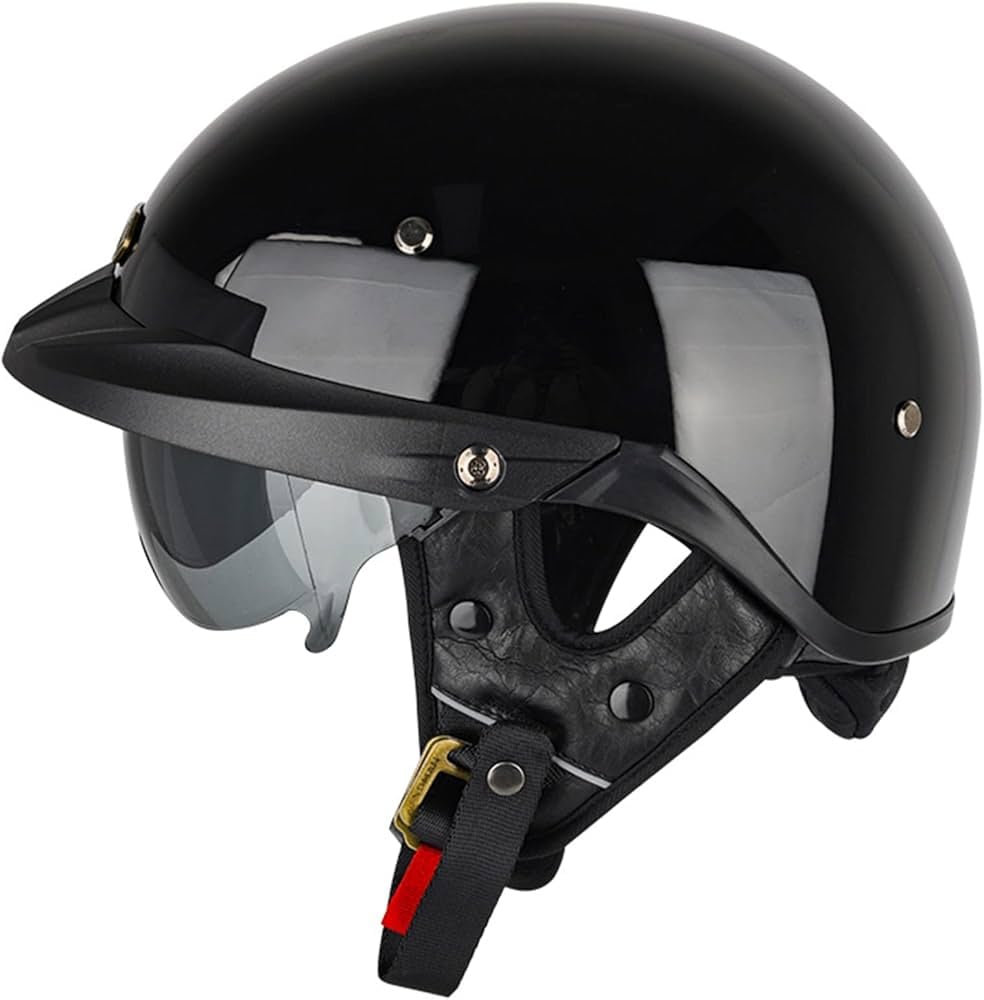 SOMAN ღია ჩაფხუტი H3 GLOSS BLACK, ფოტო 1