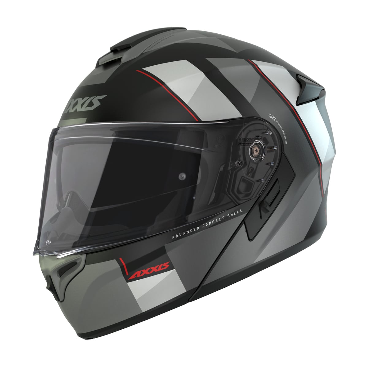 მოდულარი ჩაფხუტი AXXIS STORM SV DIAMOND B22 GRAY, ფოტო 1