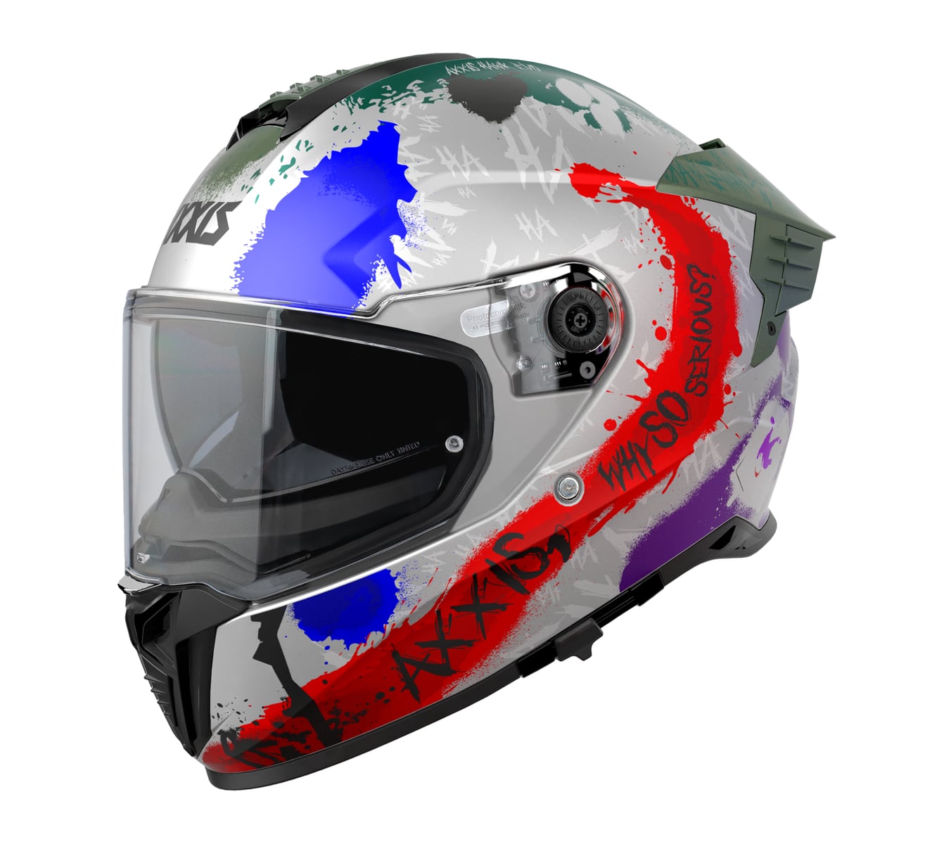 ჩაფხუტი AXXIS HAWK EVO SV SICK COKE, ფოტო 1