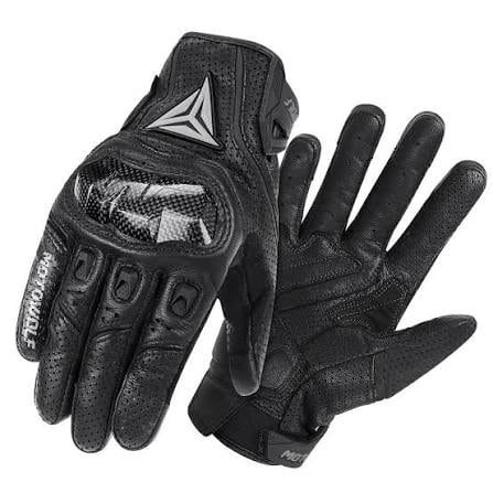 MOTOWOLF ტყავის ხელთათმანები MDL0305 BLACK, ფოტო 1