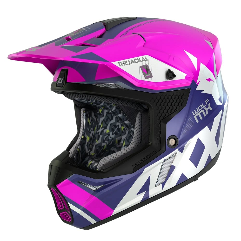 ჩაფხუტი AXXIS WOLF JACKAL C18 PINK, ფოტო 1