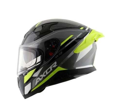 AXOR APEX დახურული ჩაფხუტი TURBINE NEON YELLOW, ფოტო 1